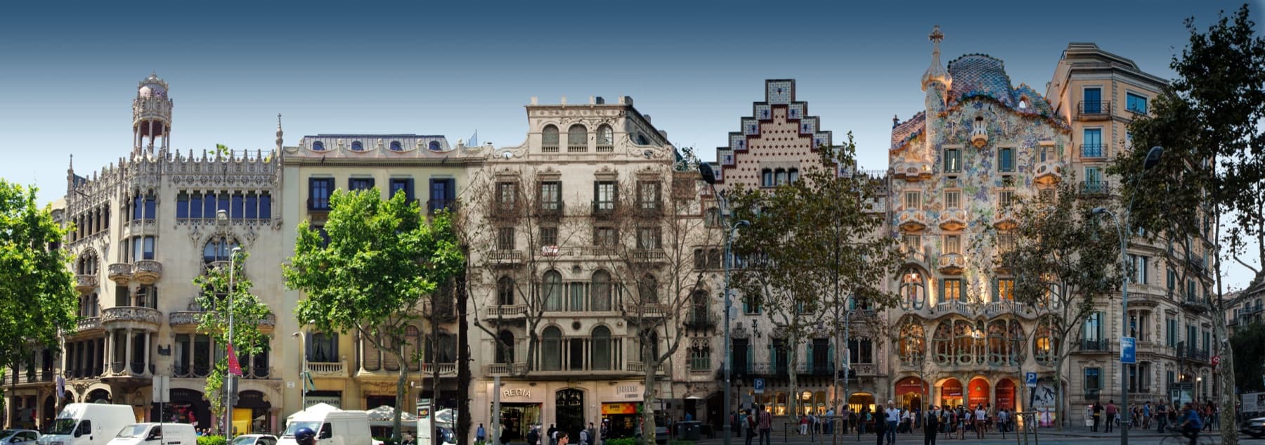 Illa de la Discòrdia, Paseo de Gràcia, Barcelona
